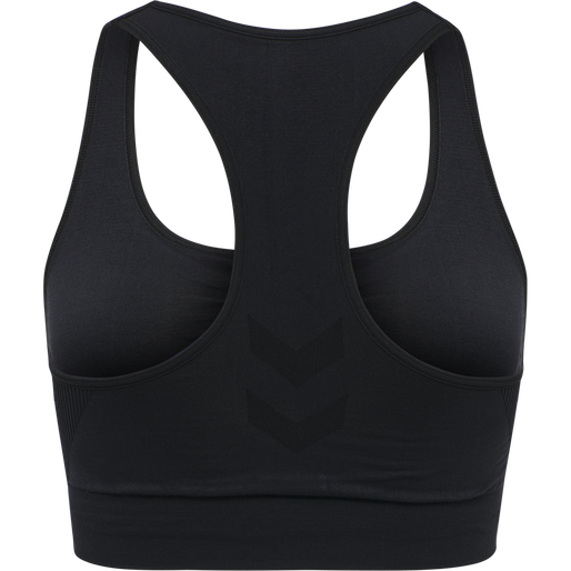 hmlTIF SEAMLESS SPORTS TOP, BLACK, packshot