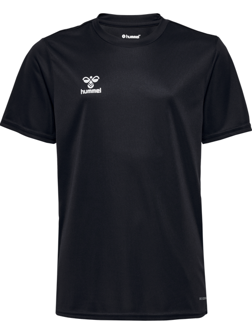 hmlESSENTIAL JERSEY S/S KIDS, BLACK hmlESSENTIAL JERSEY S/S KIDS, BLACK, packshot