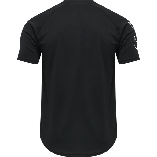 hmlTE TOPAZ T-SHIRT, BLACK, packshot