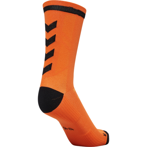 ELITE INDOOR SOCK LOW PA, NASTURTIUM/BLACK, packshot