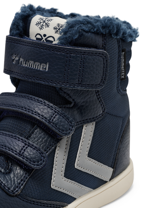 STADIL SUPER POLY BOOT MID TEX JR, BLACK IRIS/SILVER STADIL SUPER POLY BOOT MID TEX JR, BLACK IRIS/SILVER, packshot