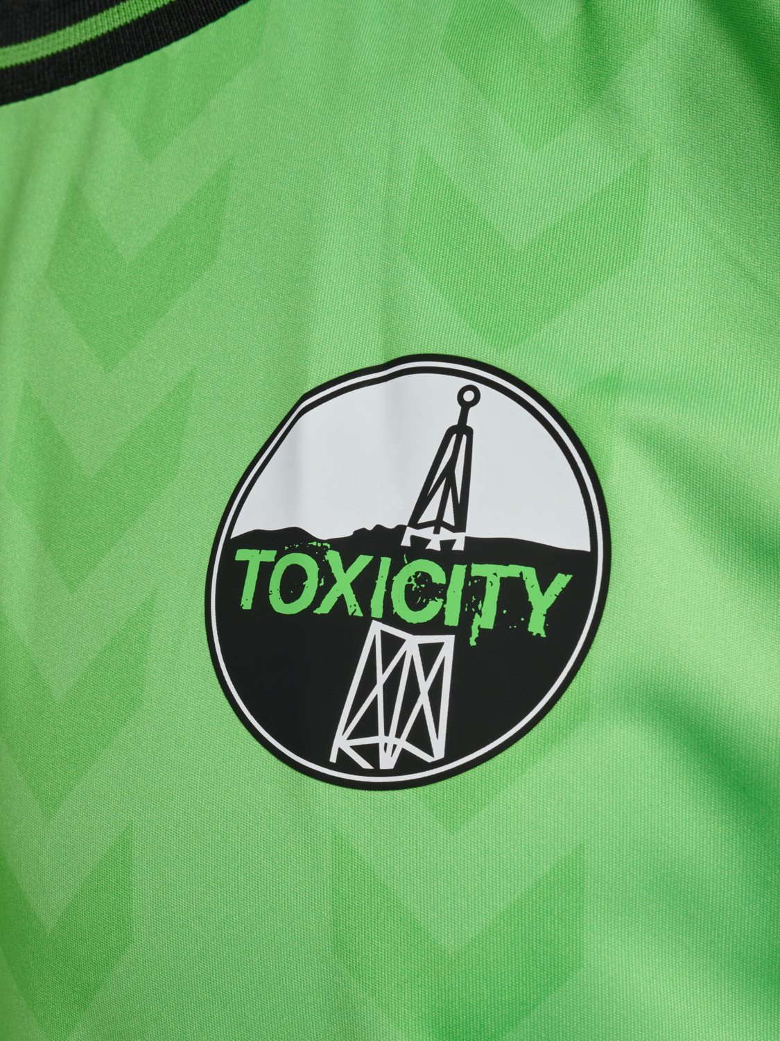 hmlSOAD TOUR 26 DUSSEL JERSEY S/S, GREEN, packshot