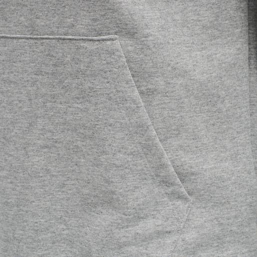 hmlISAM HOODIE, GREY MELANGE, packshot