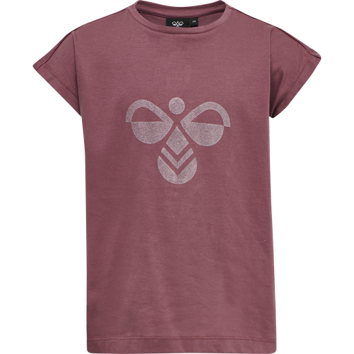 hmlDIEZ T-SHIRT S/S, ROAN ROUGE, packshot