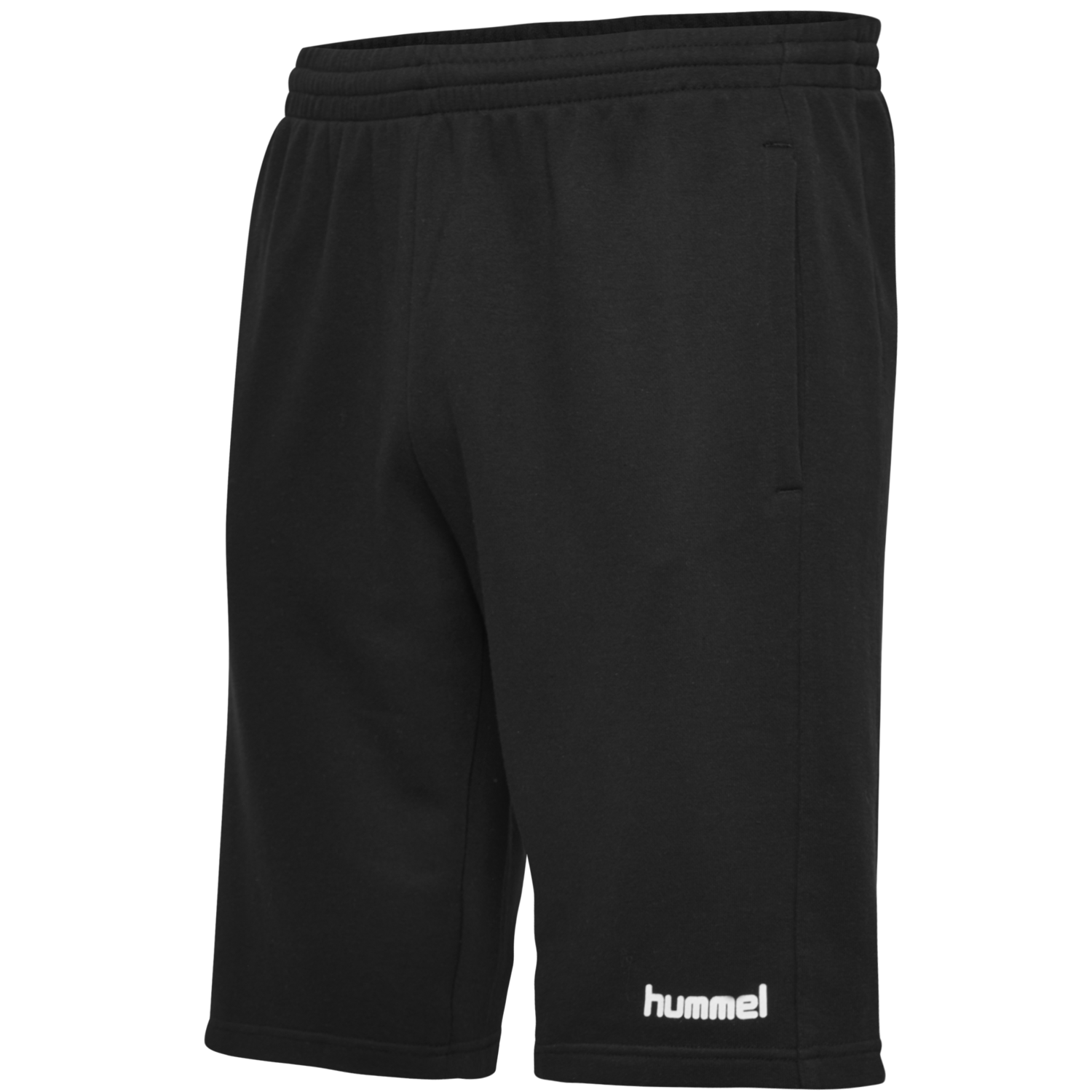 HUMMEL GO COTTON BERMUDA SHORTS, BLACK, packshot