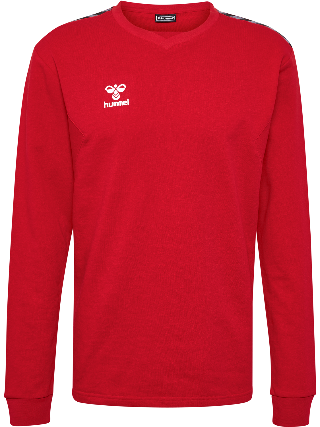 hmlAUTHENTIC CO TRAINING SWEAT, TRUE RED, packshot