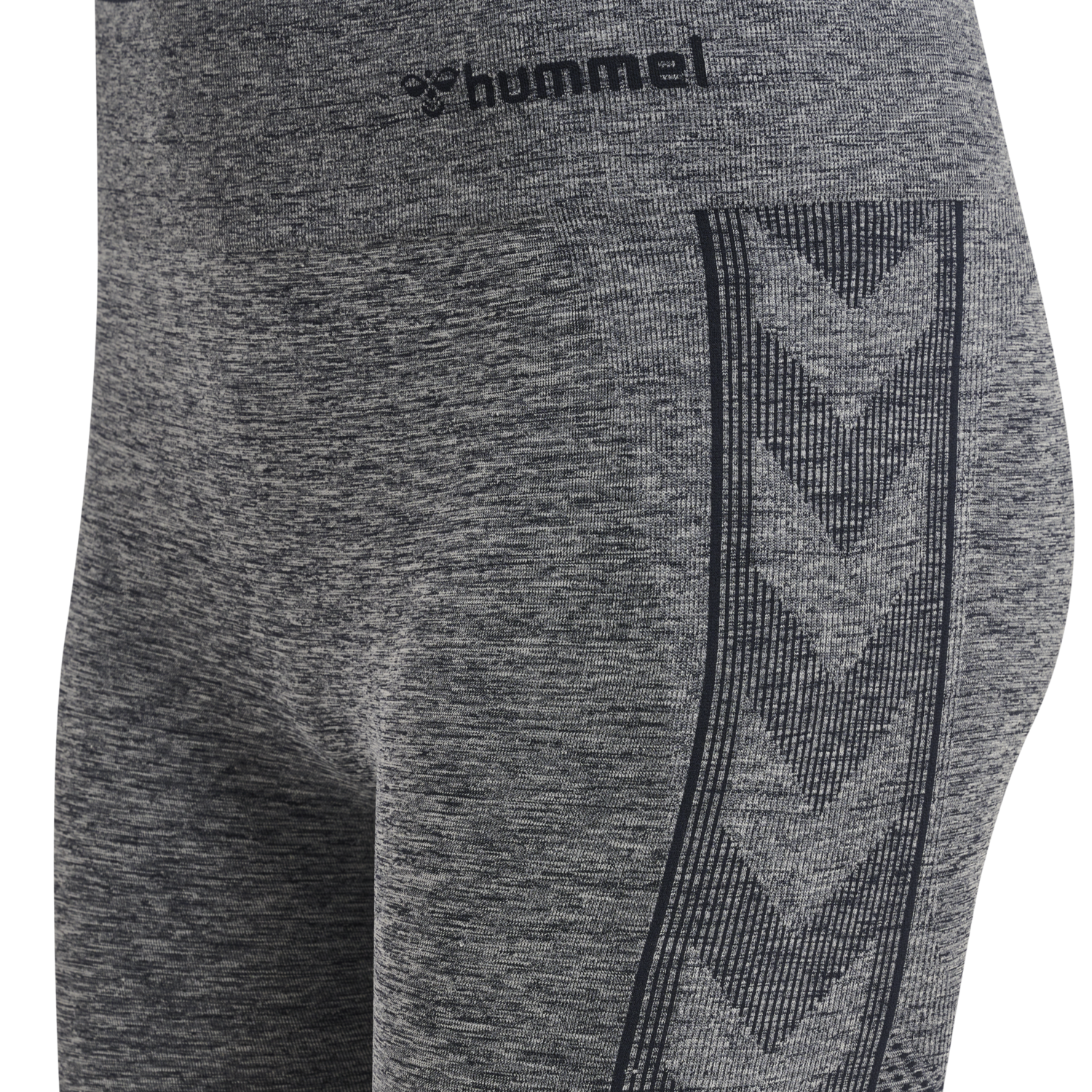 hmlMT UNA SEAMLESS MID WAIST TIGHTS, BLUE NIGHTS MELANGE, packshot