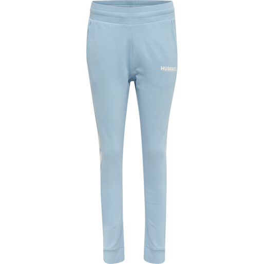hmlLEGACY WOMAN TAPERED PANTS, PLACID BLUE, packshot