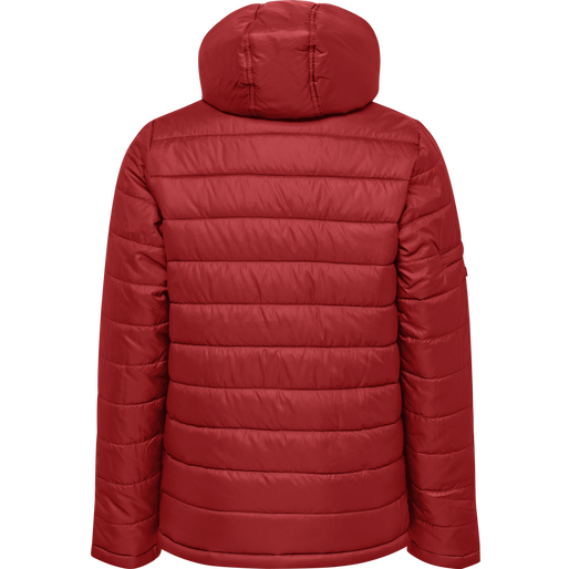 hmlNORTH QUILTED HOOD JACKET KIDS, TRUE RED, packshot