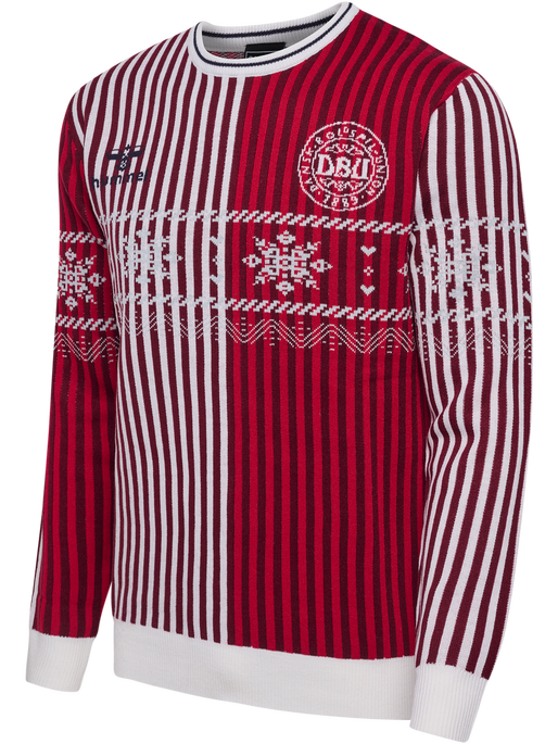 DBU CHRISTMAS SWEATER 23, WHITE DBU CHRISTMAS SWEATER 23, WHITE, packshot