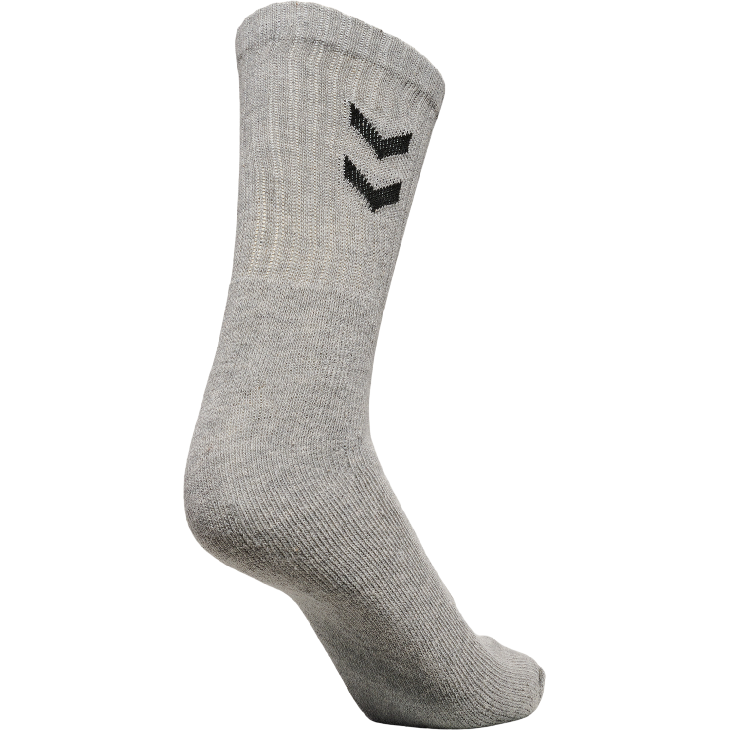 3-Pack Basic Sock, GREY MELANGE, packshot