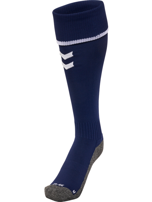 hmlCORE FOOTBALL SOCKS, MARINE/WHITE, packshot
