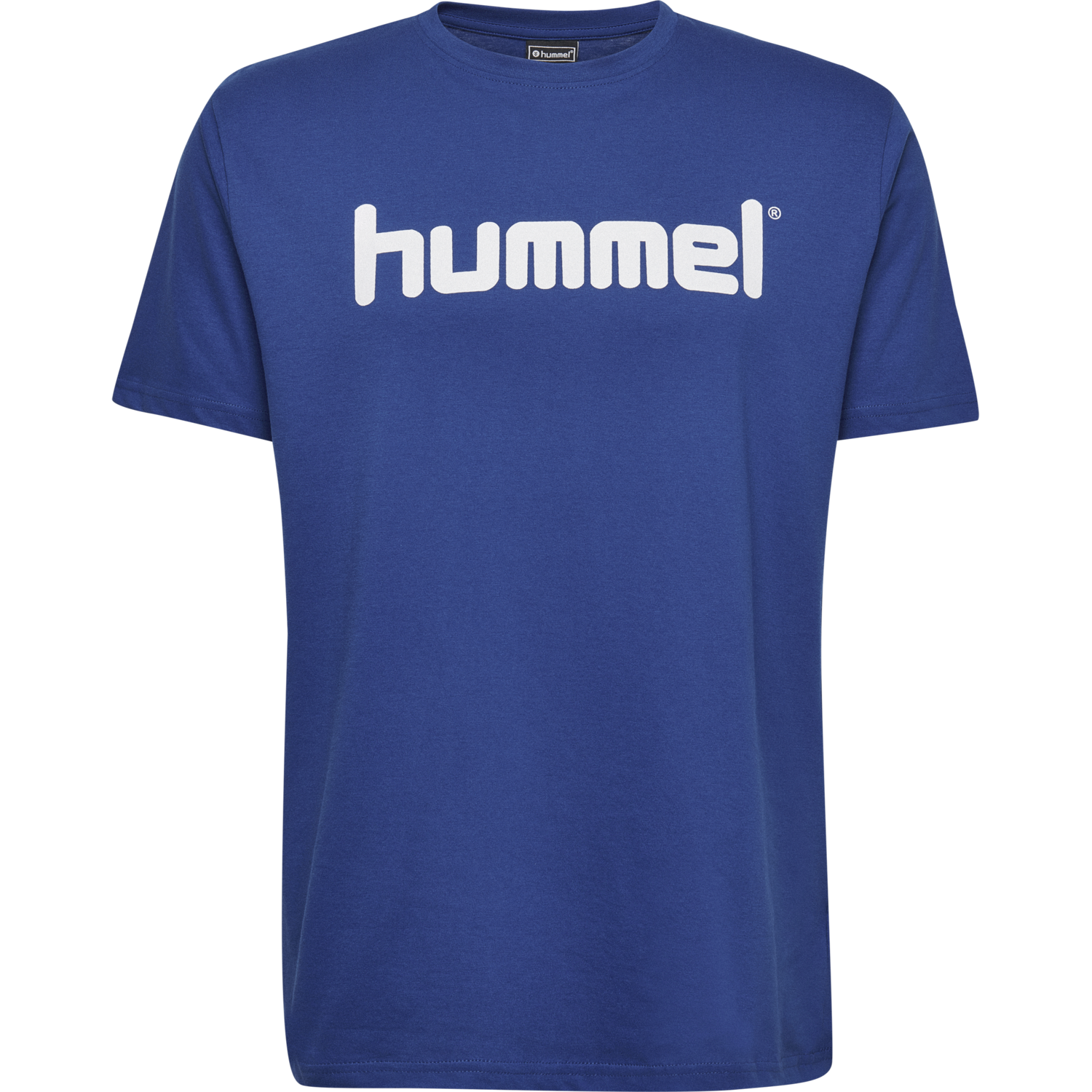 HUMMEL GO KIDS COTTON LOGO T-SHIRT S/S, TRUE BLUE, packshot
