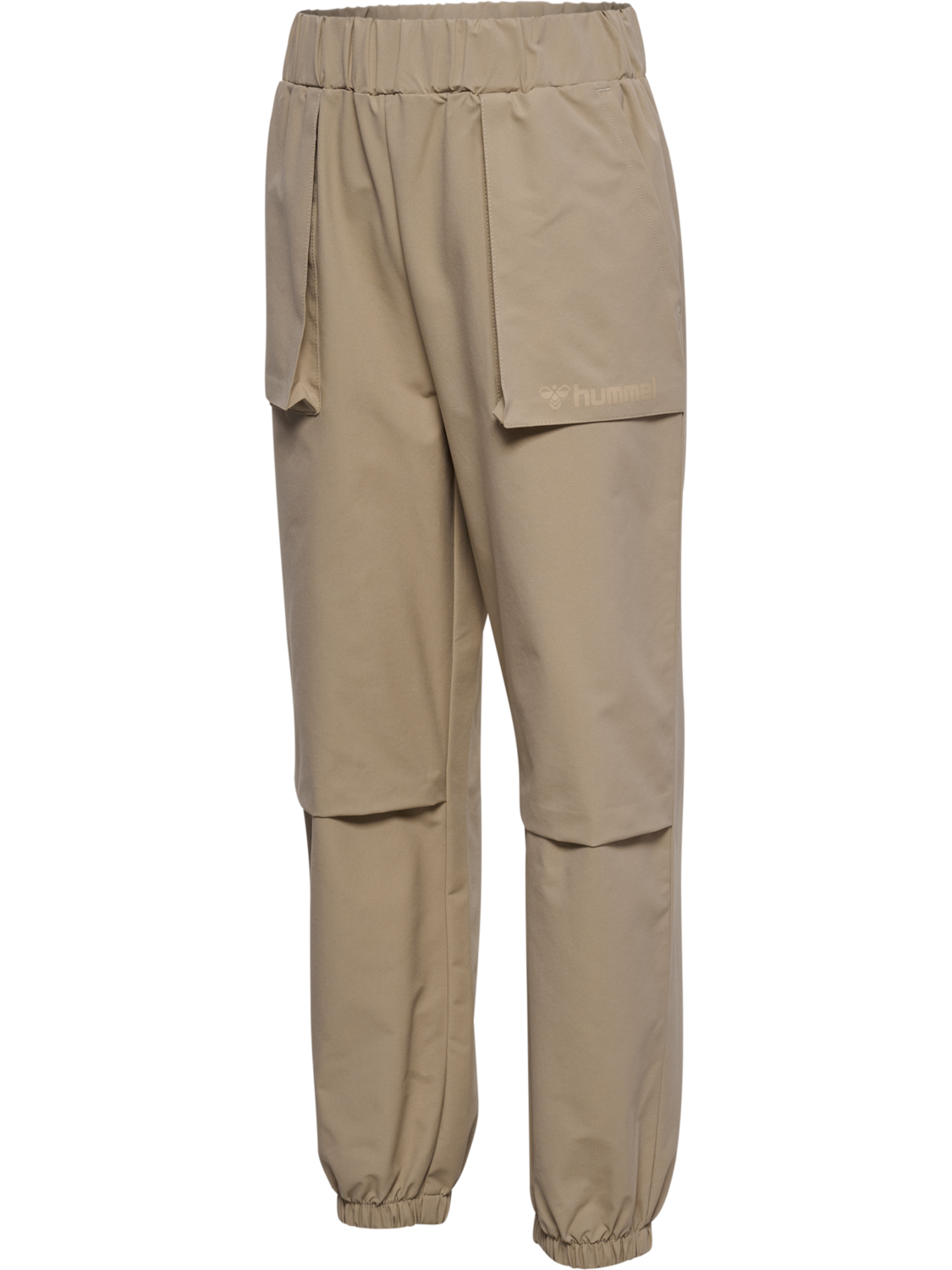 hmlJR STREET TRACKSUIT CARGO PANTS, SILVER MINK, packshot