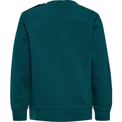 hmlLIME SWEATSHIRT, DEEP TEAL, packshot