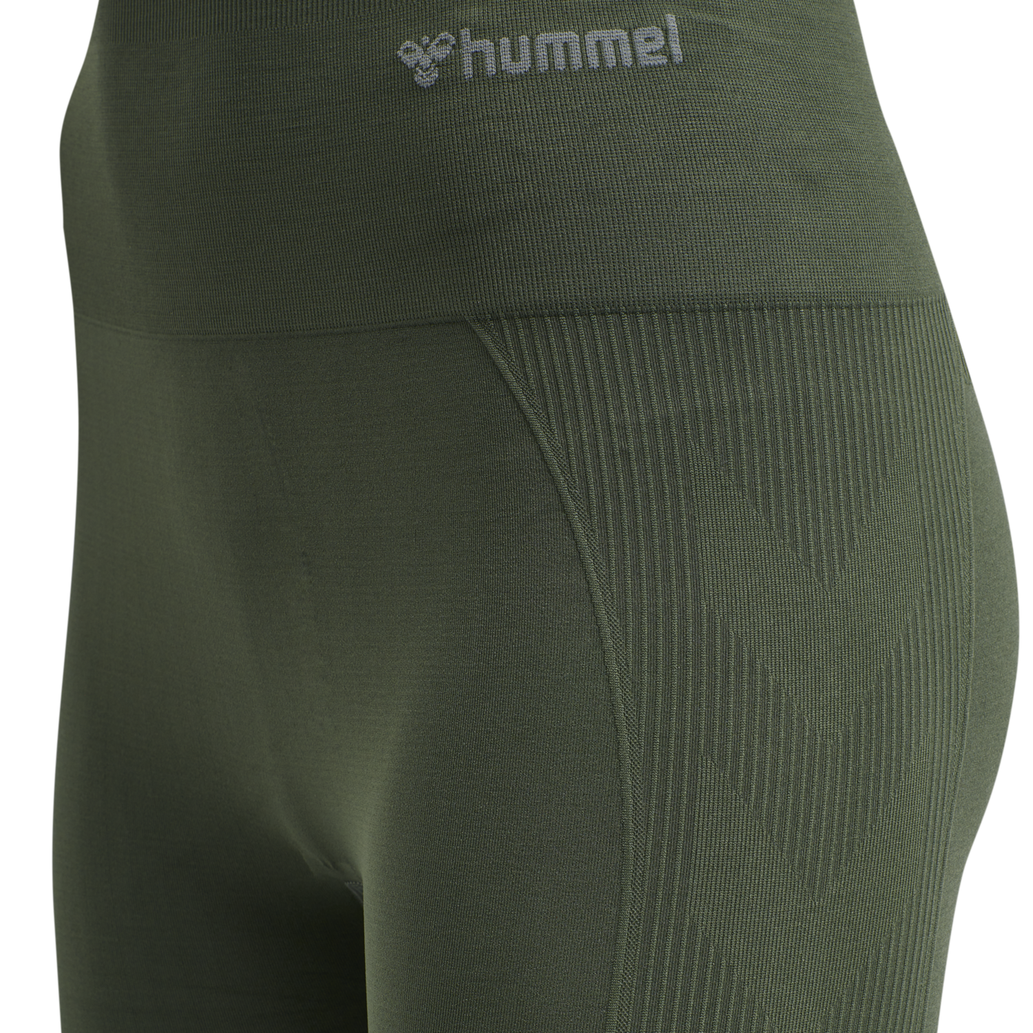 hmlTIF SEAMLESS CYLING SHORTS, THYME, packshot