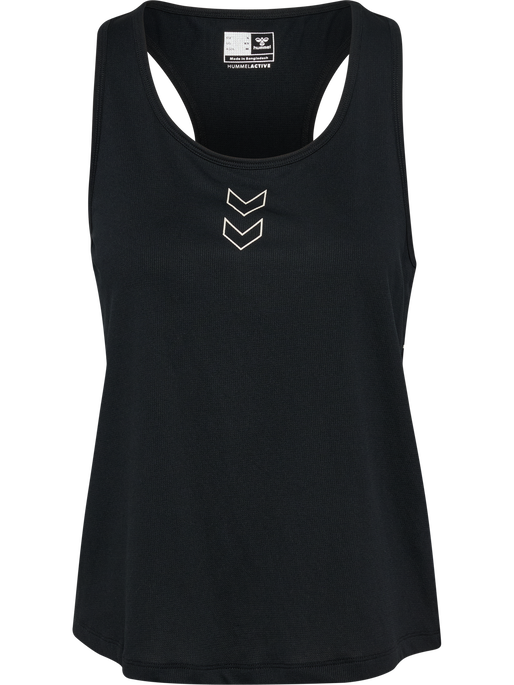 hmlCOURT LIGHT WEIGHT TANKTOP W, LIGHT GREY/BLACK, packshot