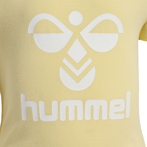 hmlDREAM RUFFLE BODY S/S, ITALIAN STRAW, packshot