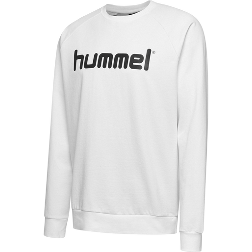 hummel GO COTTON SWEATSHIRT - WHITE | hummel.dk