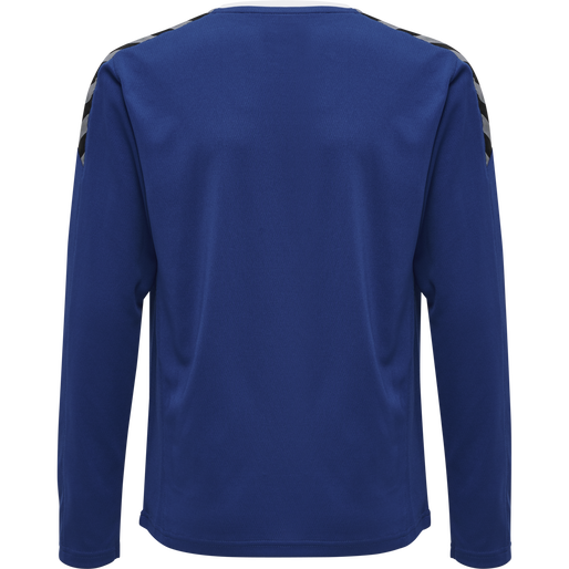 hmlAUTHENTIC KIDS POLY JERSEY L/S, TRUE BLUE, packshot