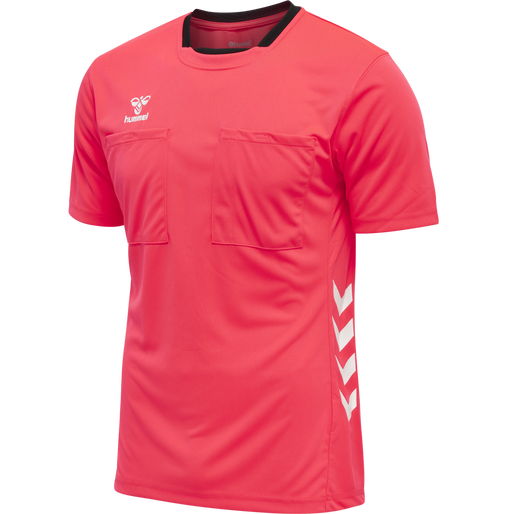 hmlREFEREE CHEVRON JERSEY S/S, DIVA PINK, packshot