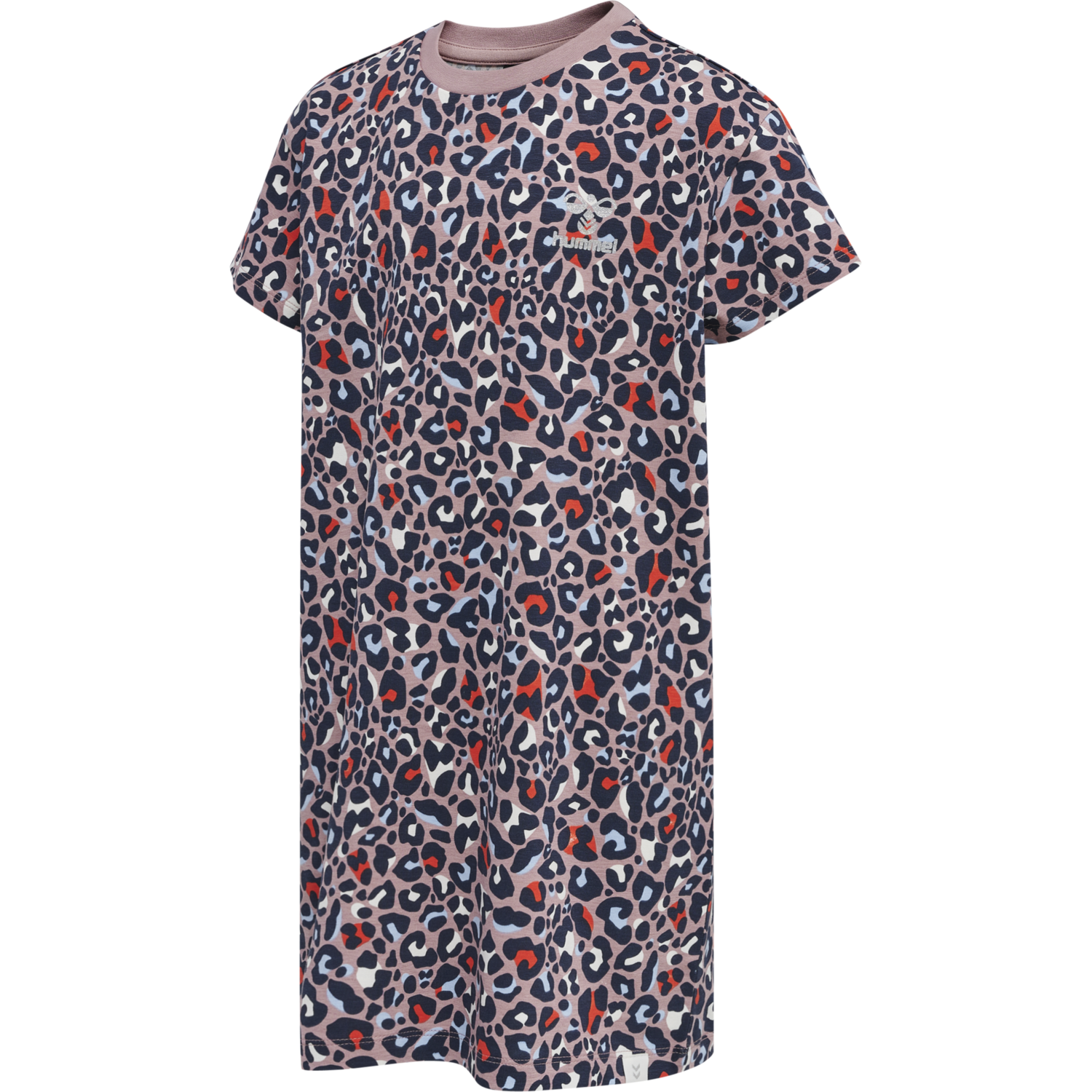 hmlLEO DRESS S/S, WOODROSE, packshot