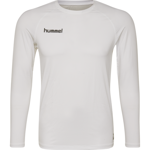 HUMMEL FIRST PERFORMANCE JERSEY L/S, WHITE, packshot