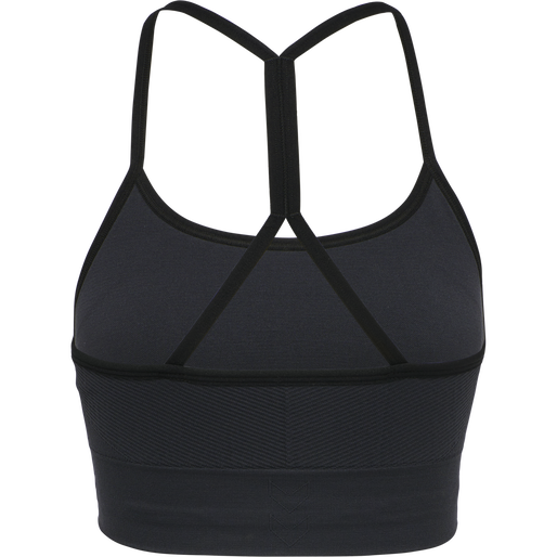 hmlTIFFY SEAMLESS SPORTS TOP, BLACK hmlTIFFY SEAMLESS SPORTS TOP, BLACK, packshot
