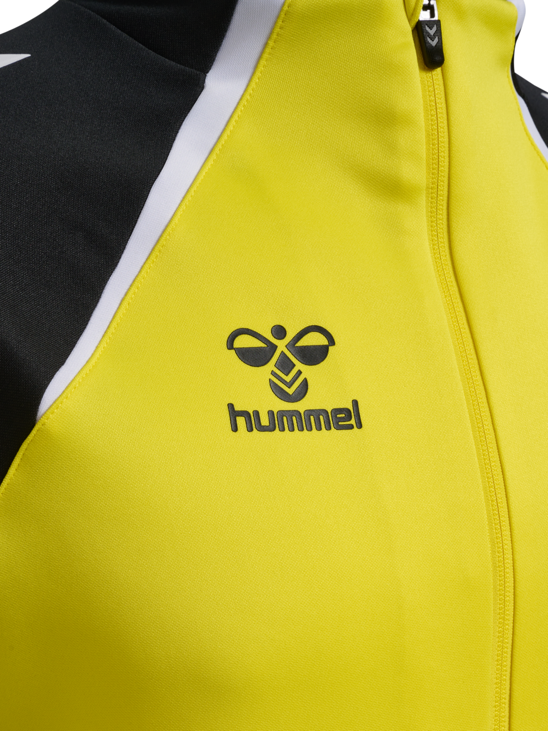 hmlLEAD 2.0 TRACK ZIP JACKET, BLAZING YELLOW/BLACK, packshot