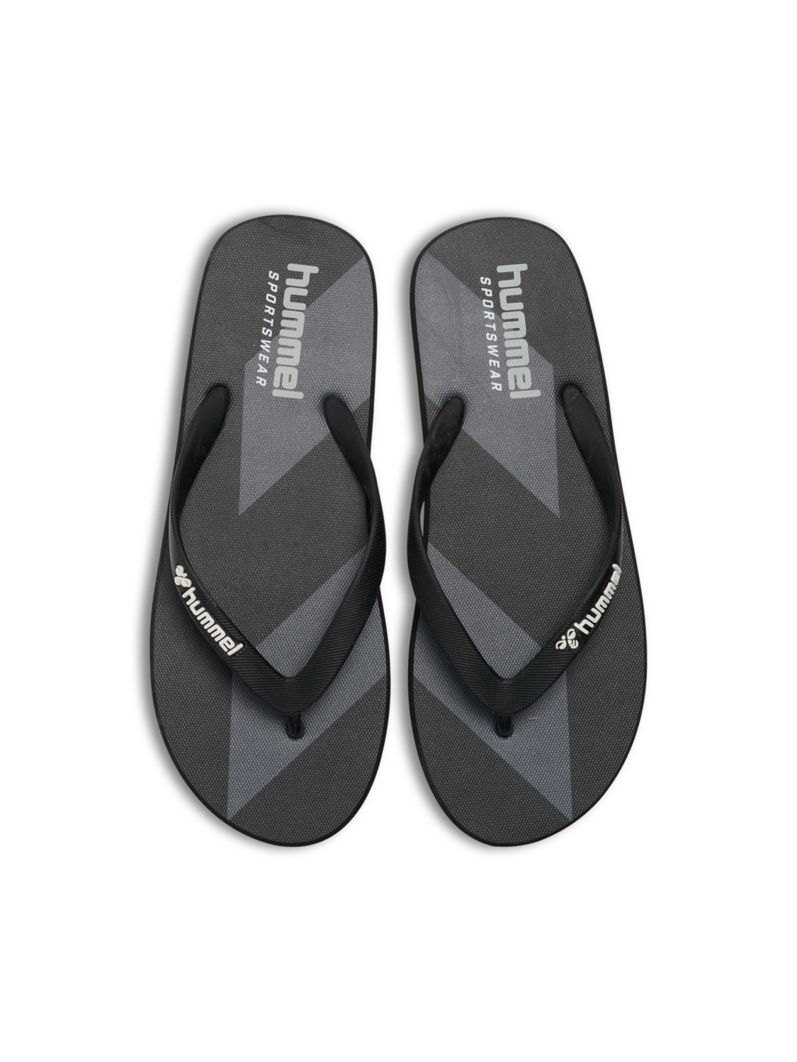 CHEVRON FLIP FLOP, BLACK, packshot