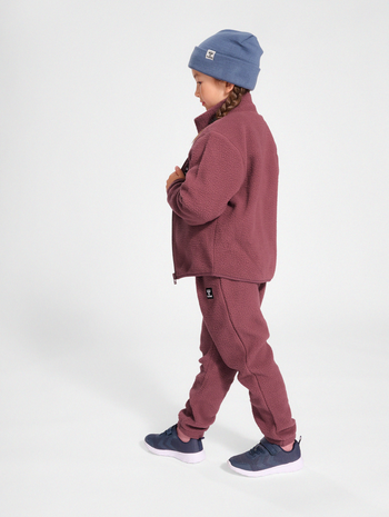 hmlATLAS FLEECE PANTS, ROSE BROWN, model