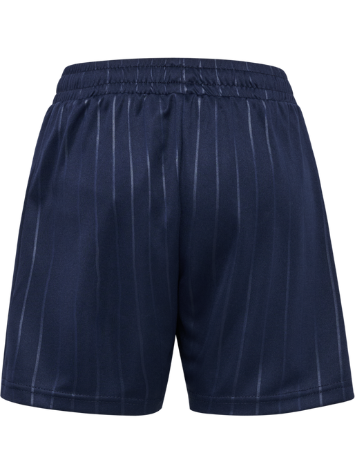hmlJR GOAL STRIPE SHORTS, DRESS BLUES hmlJR GOAL STRIPE SHORTS, DRESS BLUES, packshot