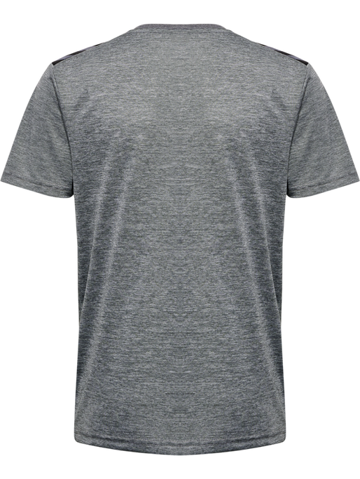 hmlAUTHENTIC PL JERSEY S/S KIDS, GREY MELANGE, packshot