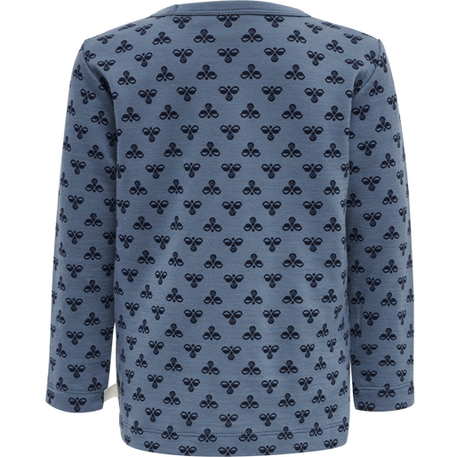 hmlVILMO T-SHIRT LS, CHINA BLUE, packshot