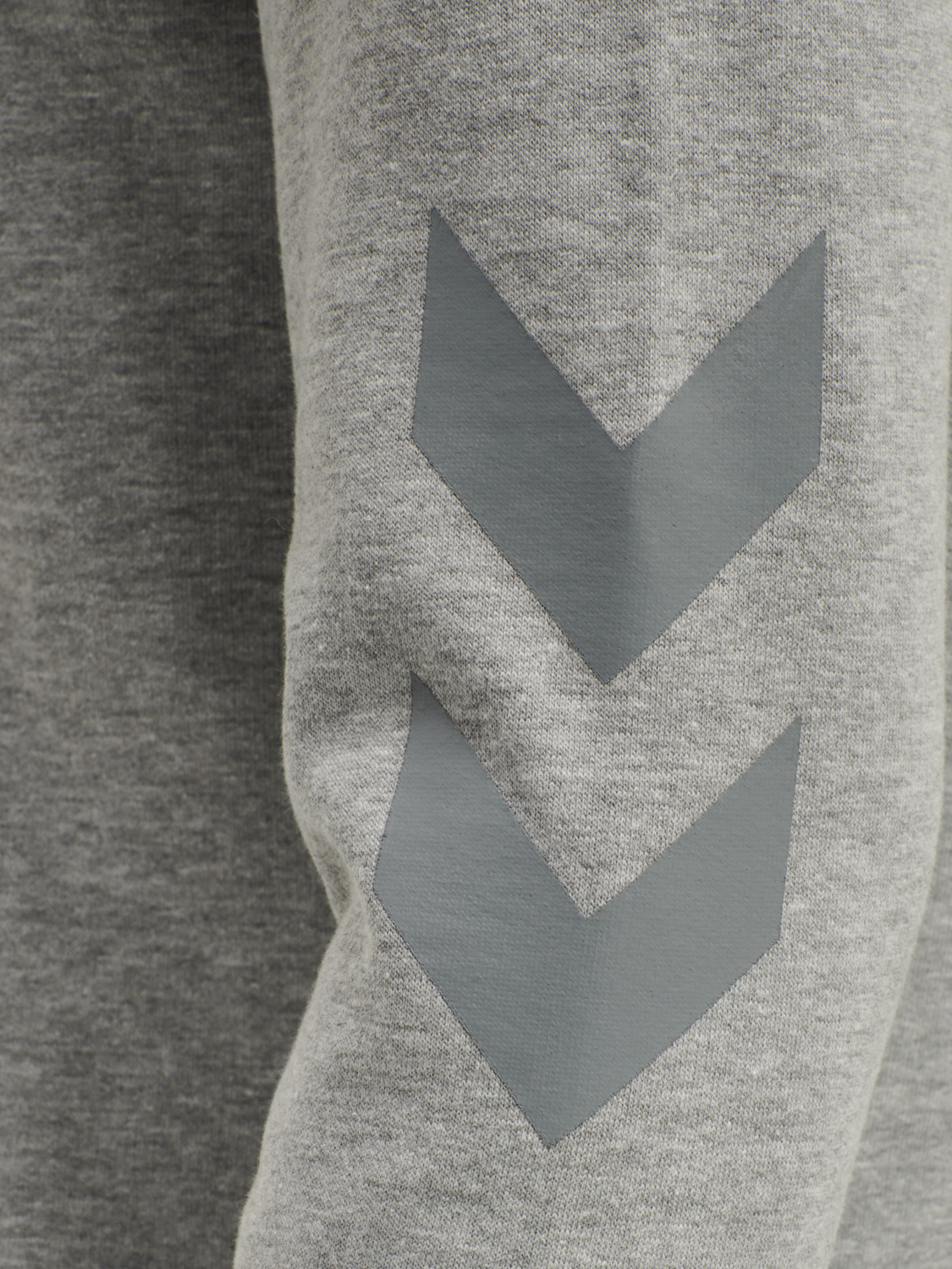 hmlLEGACY LOGO HOODIE, GREY MELANGE, packshot