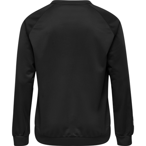 hmlPROMO POLY SWEATSHIRT, BLACK, packshot