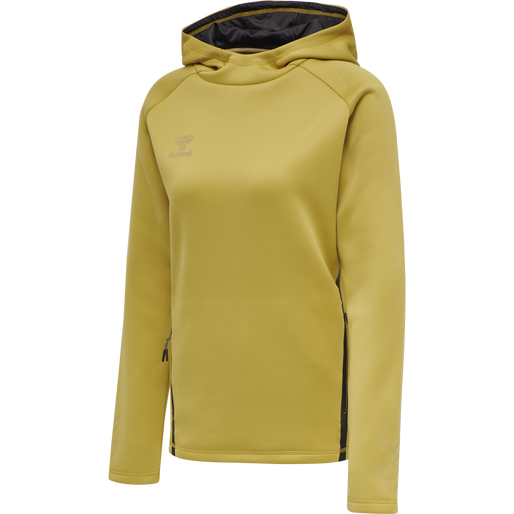hmlCIMA XK HOODIE WOMAN, ANTIQUE GOLD, packshot