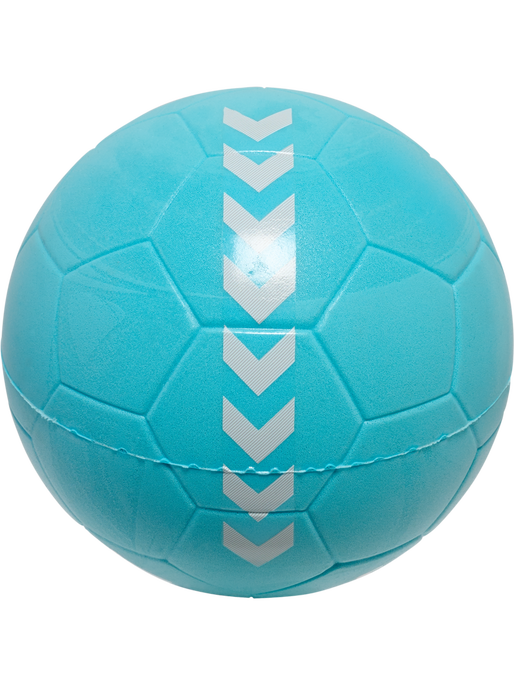 HMLSPUME KIDS, TURQUOISE/WHITE, packshot