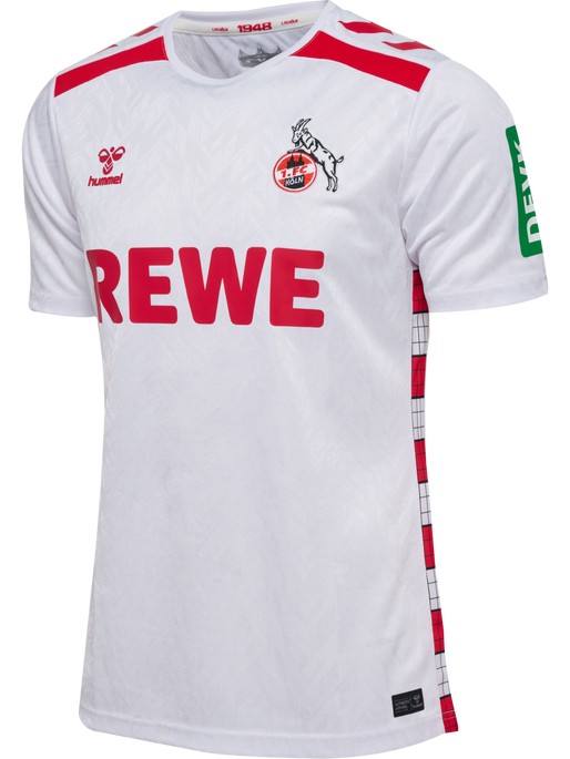 1FCK 24/25 HOME JERSEY S/S, WHITE/TRUE RED, packshot