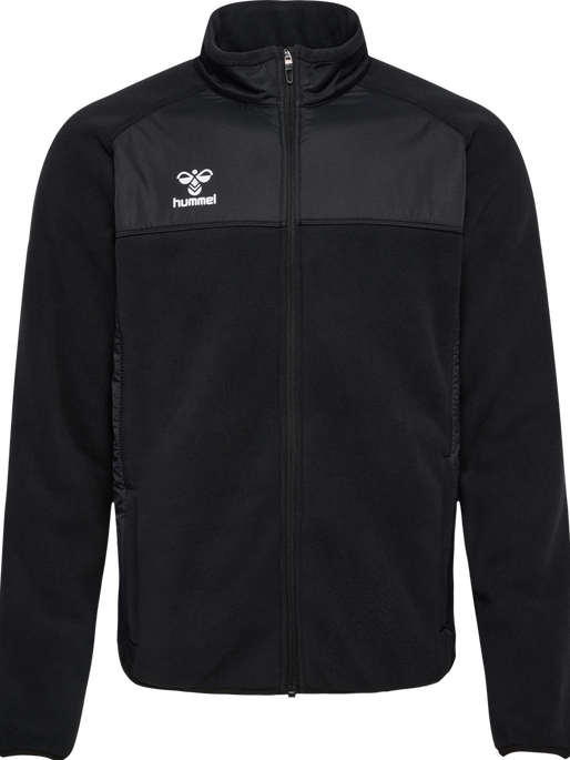 hmlGO FLEECE JACKET, BLACK, packshot