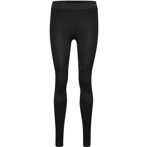 HUMMEL FIRST SEAMLESS TIGHTS WOMAN, BLACK HUMMEL FIRST SEAMLESS TIGHTS WOMAN, BLACK, packshot