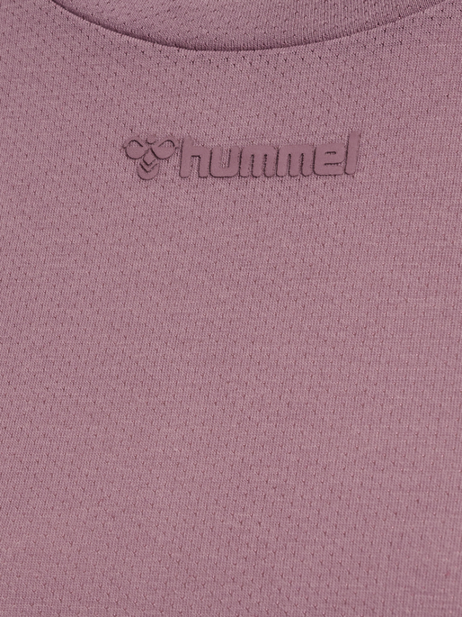 hmlMT VANJA T-SHIRT L/S, GRAPE SHAKE, packshot
