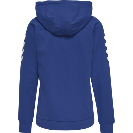 HUMMEL GO COTTON HOODIE WOMAN, TRUE BLUE, packshot