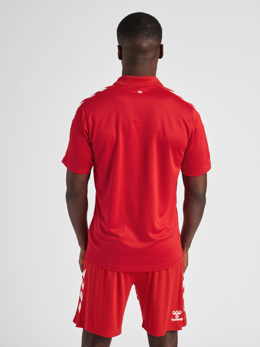 hmlCORE XK FUNCTIONAL POLO, TRUE RED, model