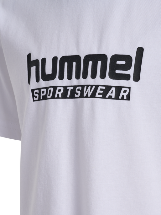 hmlJR BASE T-SHIRT S/S, WHITE, packshot