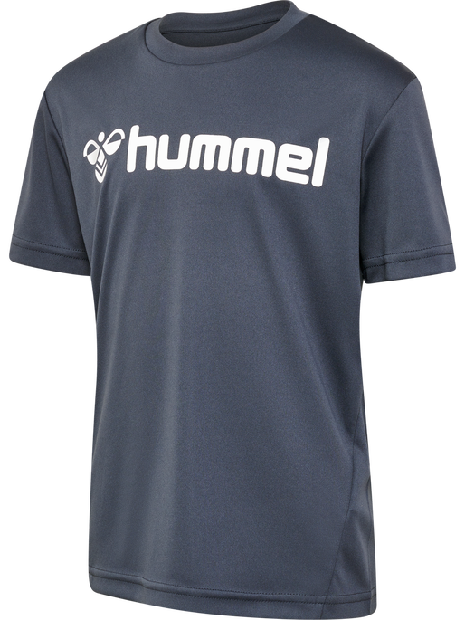 hmlLOGO JERSEY S/S KIDS, OMBRE BLUE, packshot