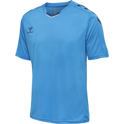 hmlCORE XK POLY JERSEY S/S, BLUE DANUBE hmlCORE XK POLY JERSEY S/S, BLUE DANUBE, packshot