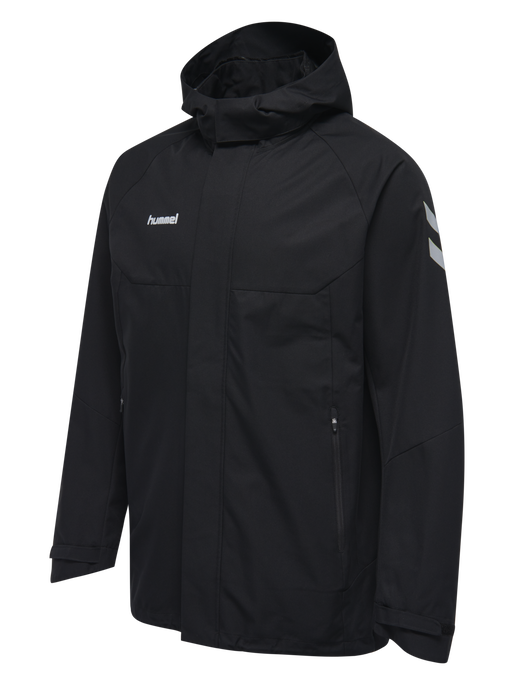 TECH MOVE ALL WEATHER JACKET, BLACK, packshot