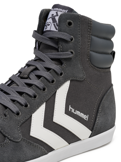 HUMMEL SLIMMER STADIL HIGH, CASTLE ROCK/WHITE KH, packshot