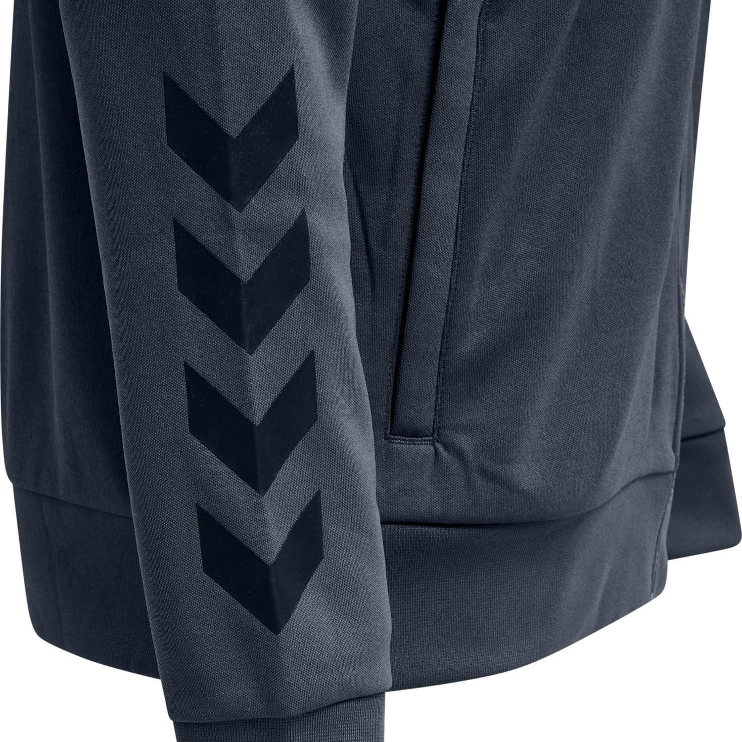 hmlLEGACY POLY ZIP JACKET, BLUE NIGHTS, packshot